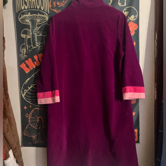 Vintage Vanity Fair purple pink nightgown robe zip up size 16 - Picture 2 of 4
